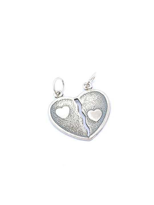 PS Silver Necklace with design Heart from Silver