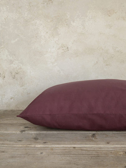 Nima Bettlaken Semi-Doppel mit Gummiband 120x200+32cm. Unicolors Deep Bordeaux