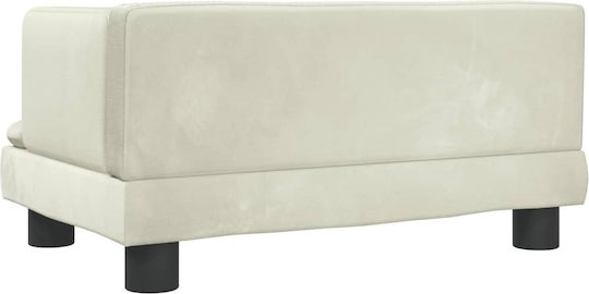 Kids Sofa Beige 60x40x30cm
