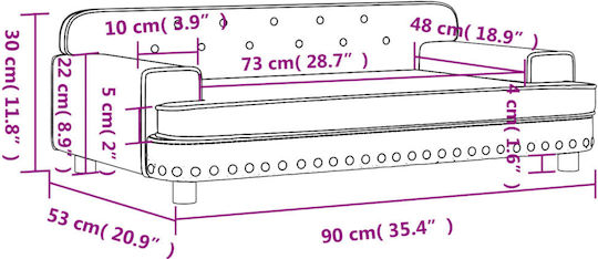 Kinderstühle Beiges Sofa 90x53x30cm