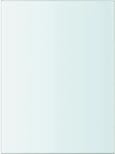 Transparent Wall Shelves 2 Pieces 20x15x0.8cm