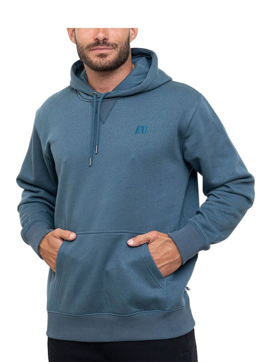 Russell Athletic Men's Sweatshirt with Hood Petrol Blue