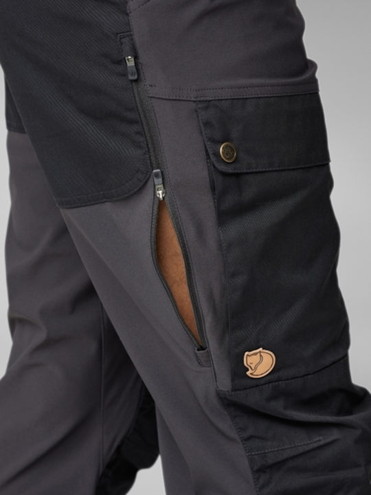 Fjallraven Keb Ανδρικό Μακρύ Παντελόνι Πεζοπορίας Μαύρο
