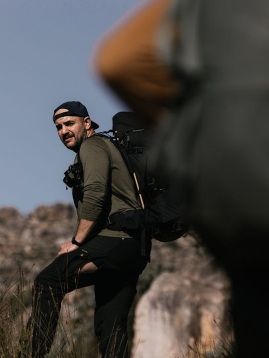 Fjallraven Keb Ανδρικό Μακρύ Παντελόνι Πεζοπορίας Μαύρο