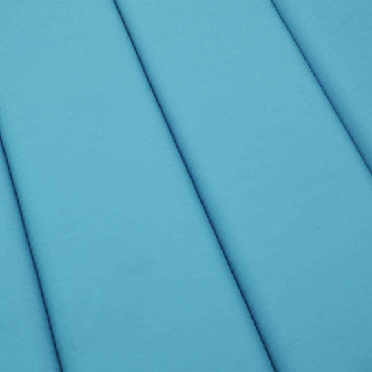 vidaXL Turquoise Sunbed Cushion with Backrest 186x58cm