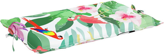 vidaXL Multicolour Sunbed Cushion with Backrest 186x58cm