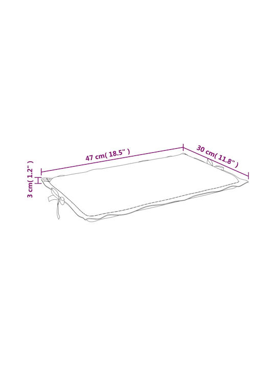 vidaXL Μαξιλάρι Ξαπλώστρας με Πλάτη Ροζ 186x58εκ.