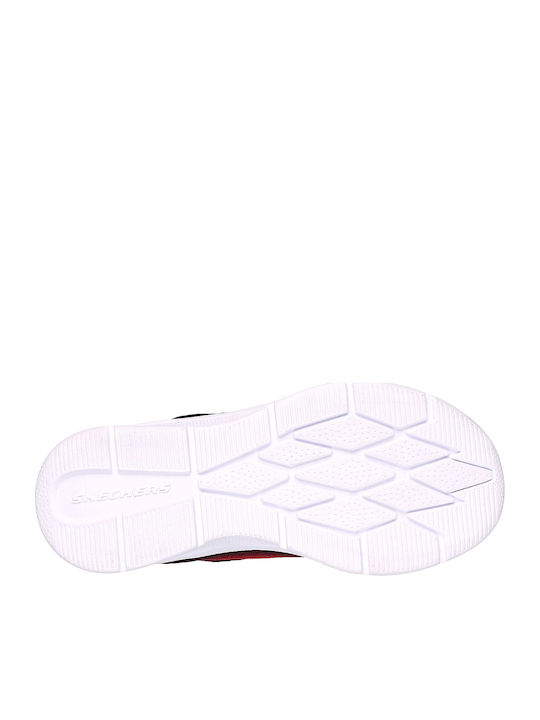 Microspec Waterproof Kids Sports Shoes Running with Hoop & Loop Closure Red