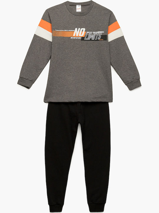 Minerva Pijama pentru copii De iarnă Gri No Limits