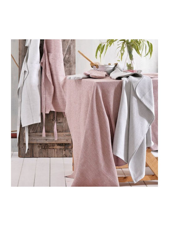 Rythmos Madden Cotton Tablecloth Γκρι 140x180cm