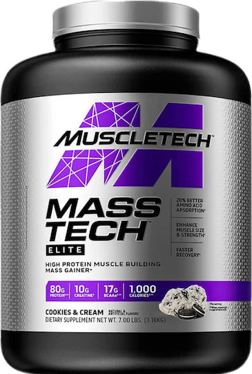 MuscleTech Performance Series Mass-Tech με Κρεατίνη & Γεύση Cookies & Cream 3.18kg