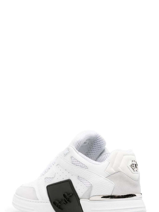 Philipp Plein $treet Aacs Herren Sneakers Weiß