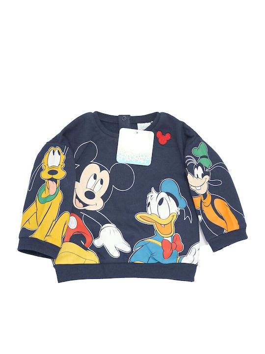 Детски Суичър Тъмносин Mickey Mouse