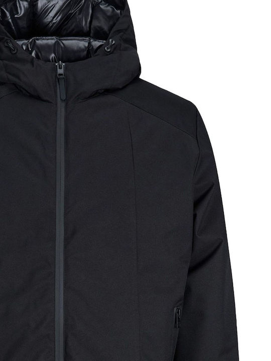 Jack & Jones Geacă pentru bărbați de iarnă Parka Negru