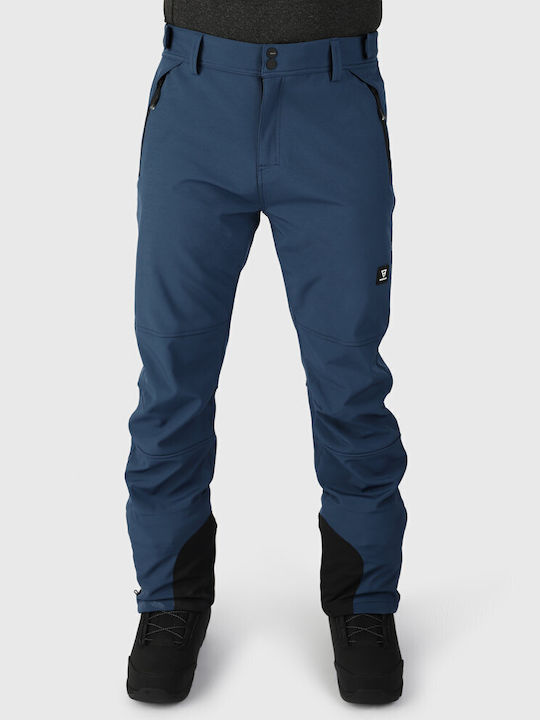 Huygens Herren-Sweatpants mit Gummizug Blau