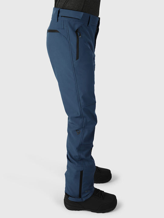 Huygens Herren-Sweatpants mit Gummizug Blau
