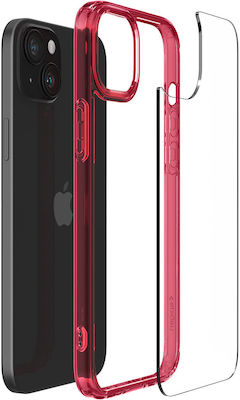 Spigen Ultra Hybrid Umschlag Rückseite Kunststoff / Silikon Red Crystal (iPhone 15 Plus) ACS06654