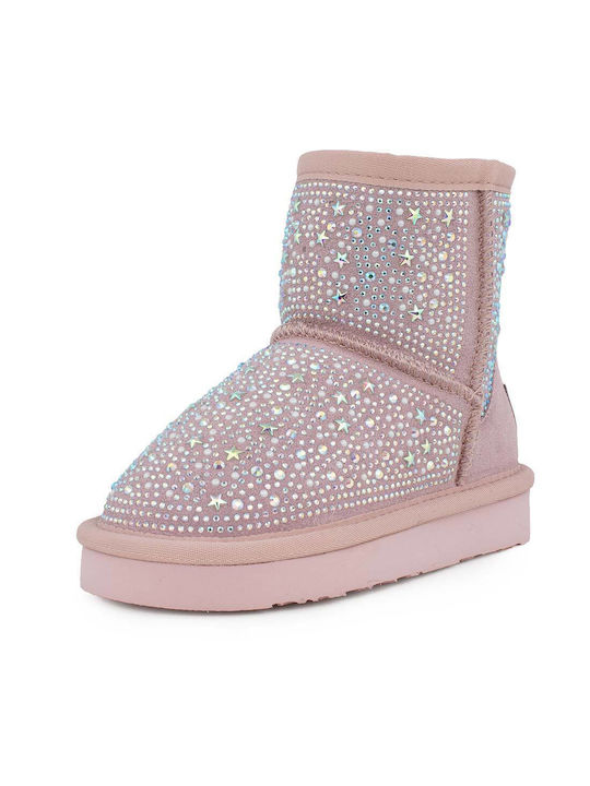 Lelli Kelly Kids PU Leather Boots Pink