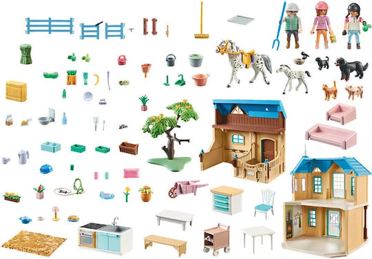 Playmobil Pferde des Wasserfalls Große Ranch für 5-12 Jahre