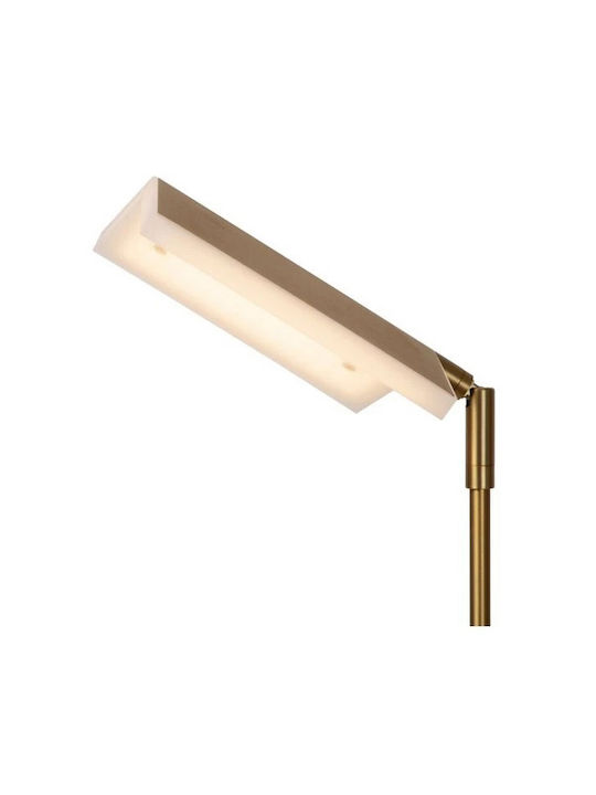Lucide Lightning Aaron LED Floor Lamp H134xW20cm. with Warm White Light 1000lm Bronze