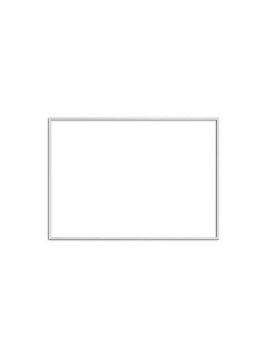 Wall-Mounted Wooden Photo Frame With White Frame