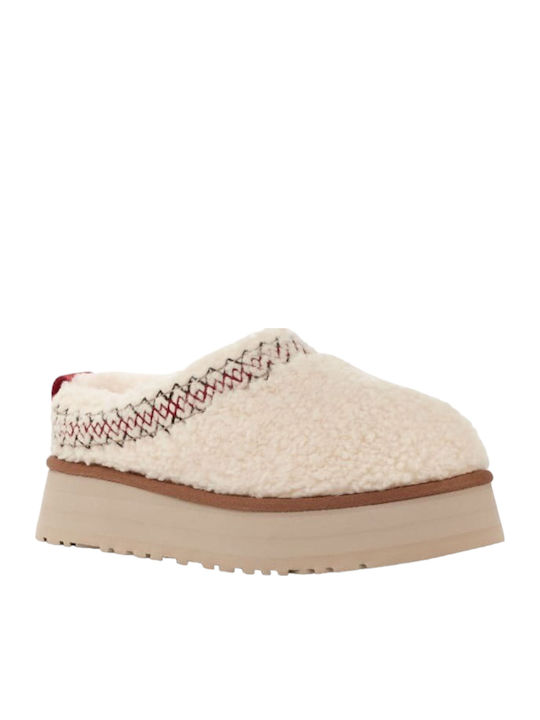 Tazz Slipper Heritage Braid Κλειστές Γυναικείες Παντόφλες Μπεζ