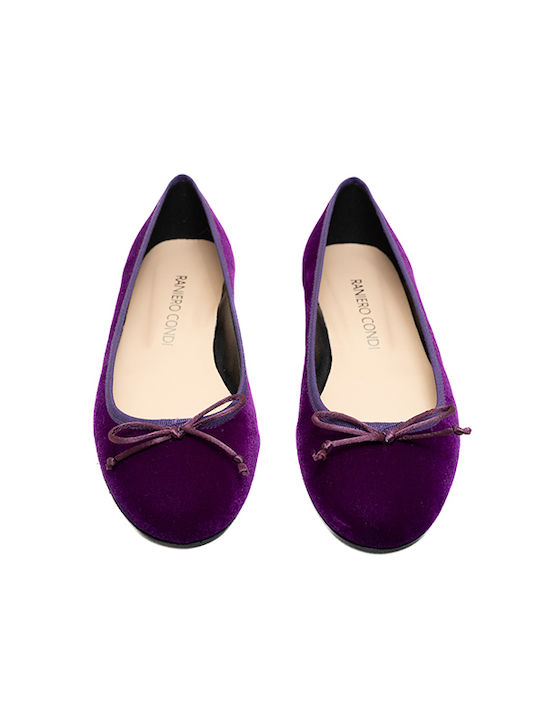 Raniero Conti Ballerinas Purple