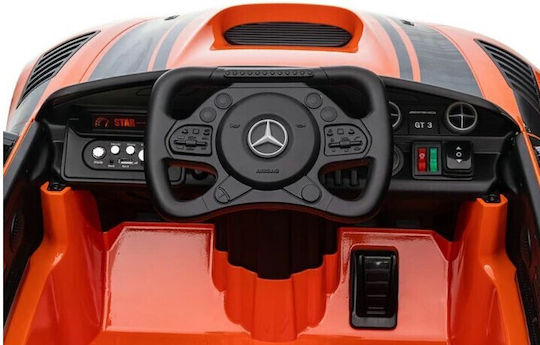 Amg Gt3 Einsitzer mit Fernbedienung Lizenziert 12 Volt Orange für 3+ Jahre