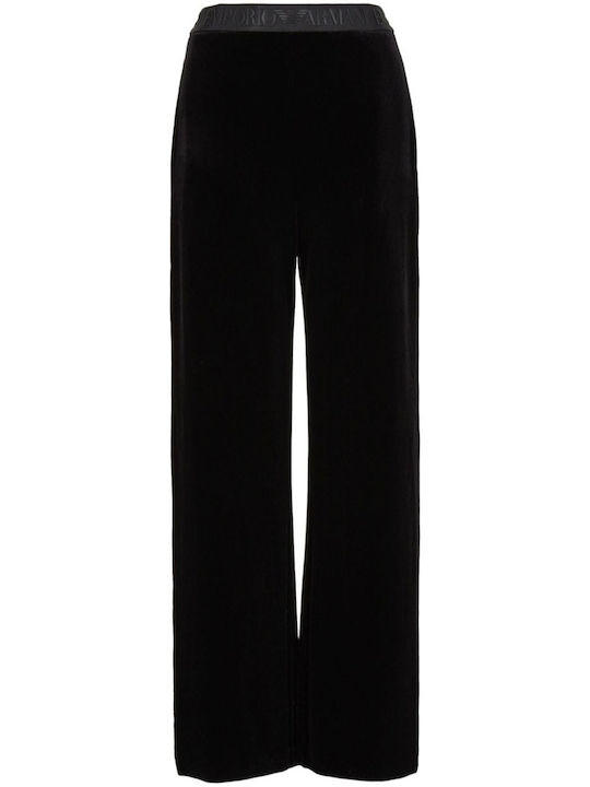 Damen Stoffhose in Gerader Bein Stil Schwarz