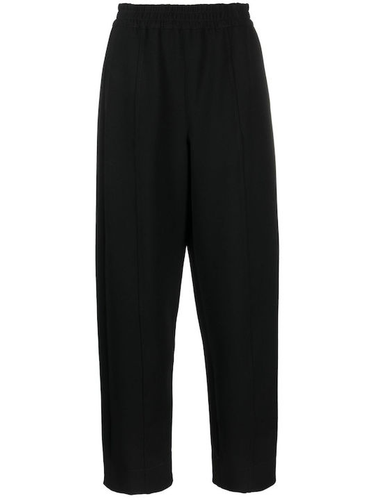 Damen Stoff Hose Schwarz