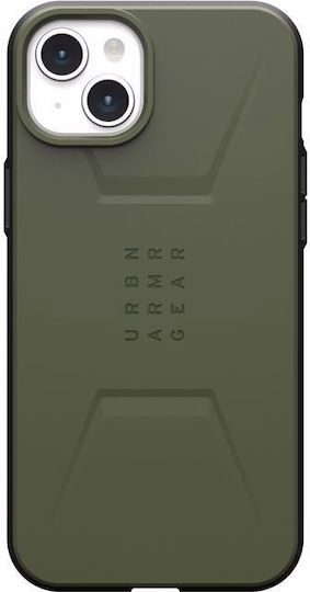 UAG Civilian Задна корица Силикон / Пластмаса Каки (iPhone 15 Plus)