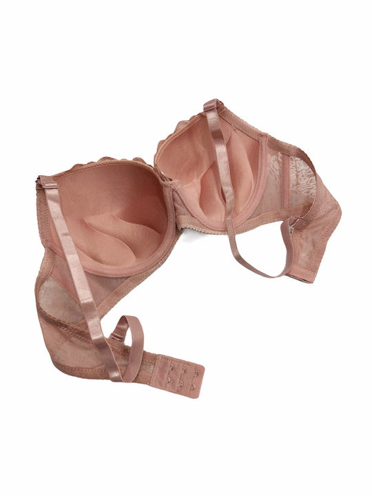 Lunna Bra with Light Padding Underwire Pink