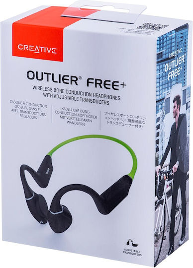 Creative Outlier Free+ Bone Conduction Bluetooth Handsfree Earphones with Sweat Resistance Light Green