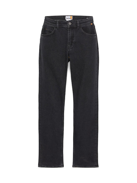 Sargent Lake Men's Elastic Jeans Pants With Slim Fit Black