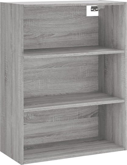 Bibliotecă Gri 69.5x34x180 cm