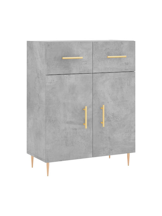 Βιβλιοθήκη Γκρι 69.5x34x180εκ.