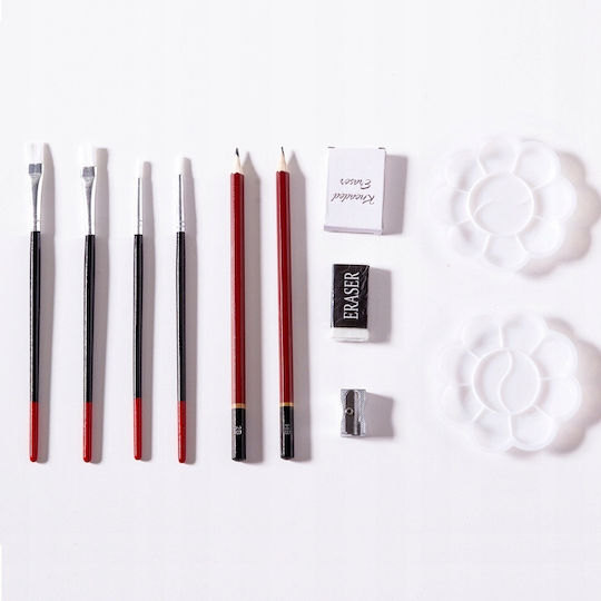 Painting Set in Case 34.5x23.5cm 145pcs
