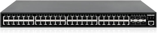 Intellinet 561969 Managed L2 PoE+ Switch με 48 Θύρες Gigabit (1Gbps) Ethernet και 6 SFP Θύρες