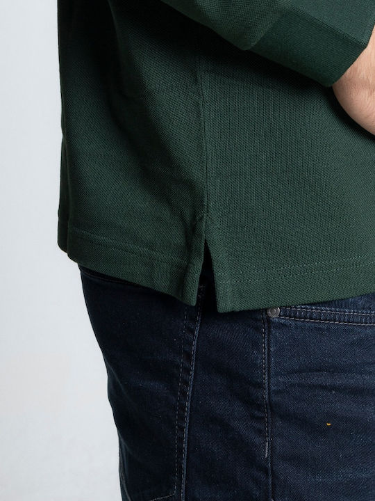 Polo Bluză cu mânecă lungă Verde închis
