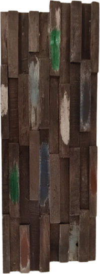 3D Wall Panels Brown 54x20cm 5 Pieces