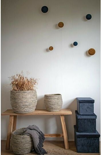 Wall Hanger Metal 3 Hooks Blue 10x5x10cm