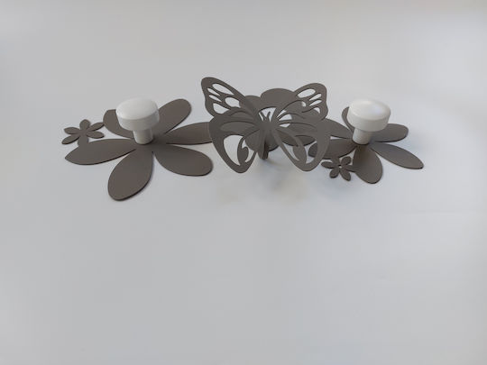 Arti E Mestieri Starfalle Μεταλλική 2 Θέσεων 44x6.5x24cm Arti E Mestieri Starfalle Μεταλλική 2 Θέσεων 44x6.5x24cm