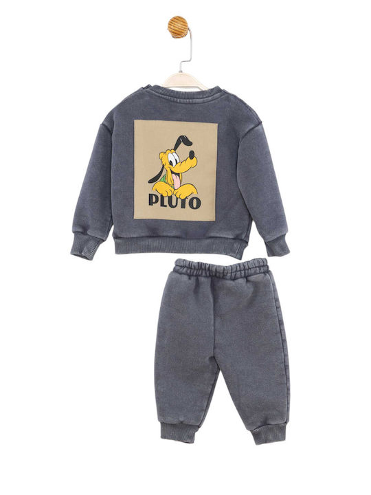 Disney Kids Sweatpants Set Gray 2pcs