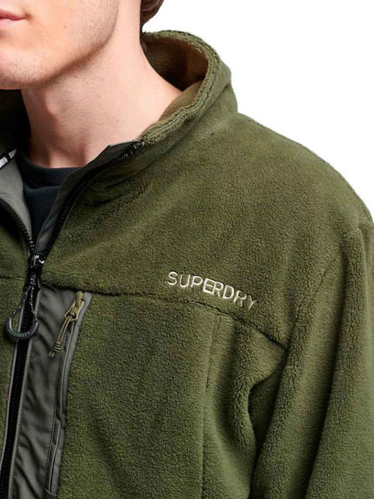 Ανδρική Ζακέτα Fleece Χακί