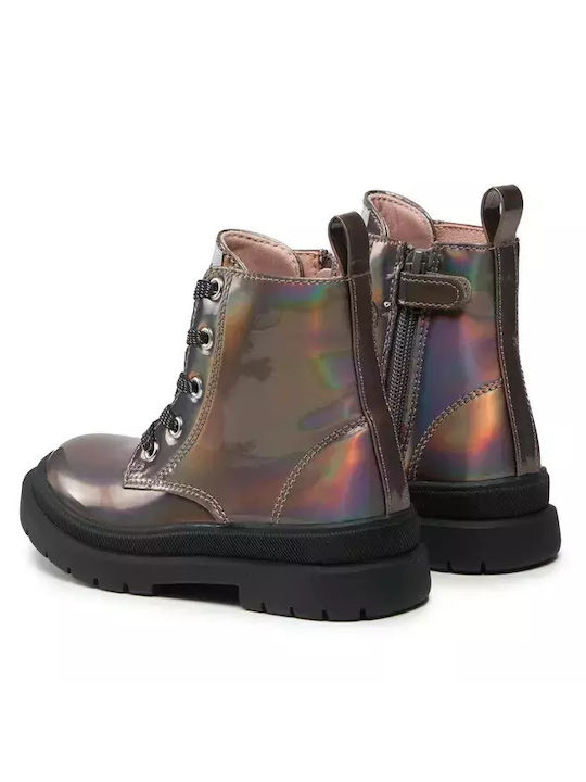 Garvalin Kids Military Boots Silver