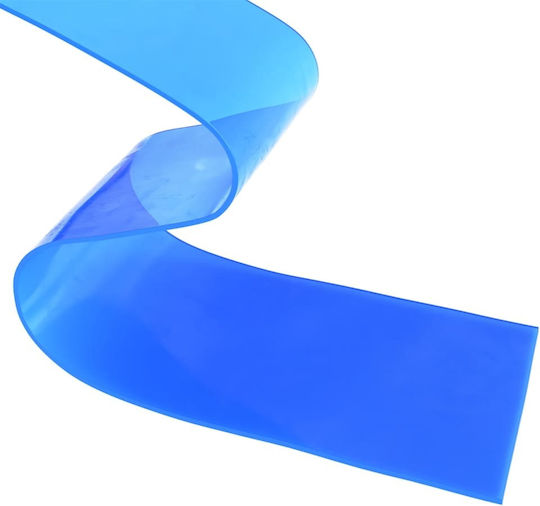 vidaXL Refrigeration Chamber Curtain 153872 Blue PVC Strip Curtain 50 m, 200 mm x 1.6 mm