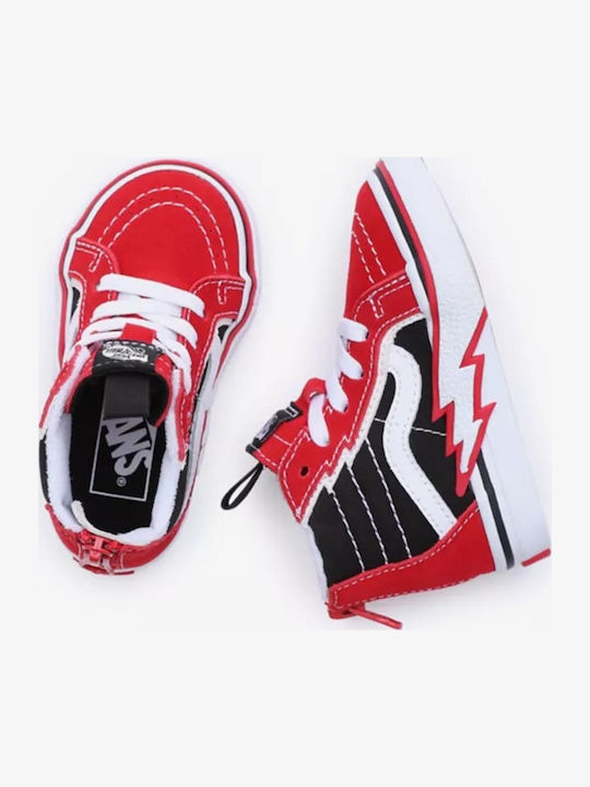 TD SK8-Hi Zip Kids Sneakers High Red