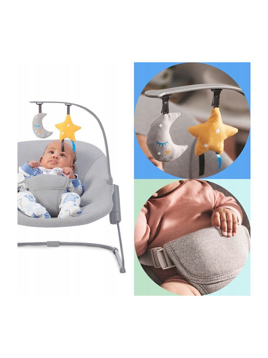Kinderkraft Ръчен Релакс За Бебета Calmee Сив За Дете До 9kg