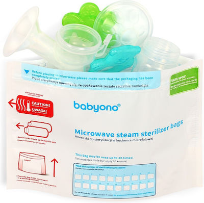 Babyono Microwave Sterilization Pouches for Bottle