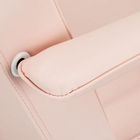 Elegant Furniture Beauty Chair Pink with Adjustable Height and Hydraulic Lifting